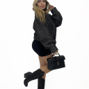 abito con dolcevita crazy